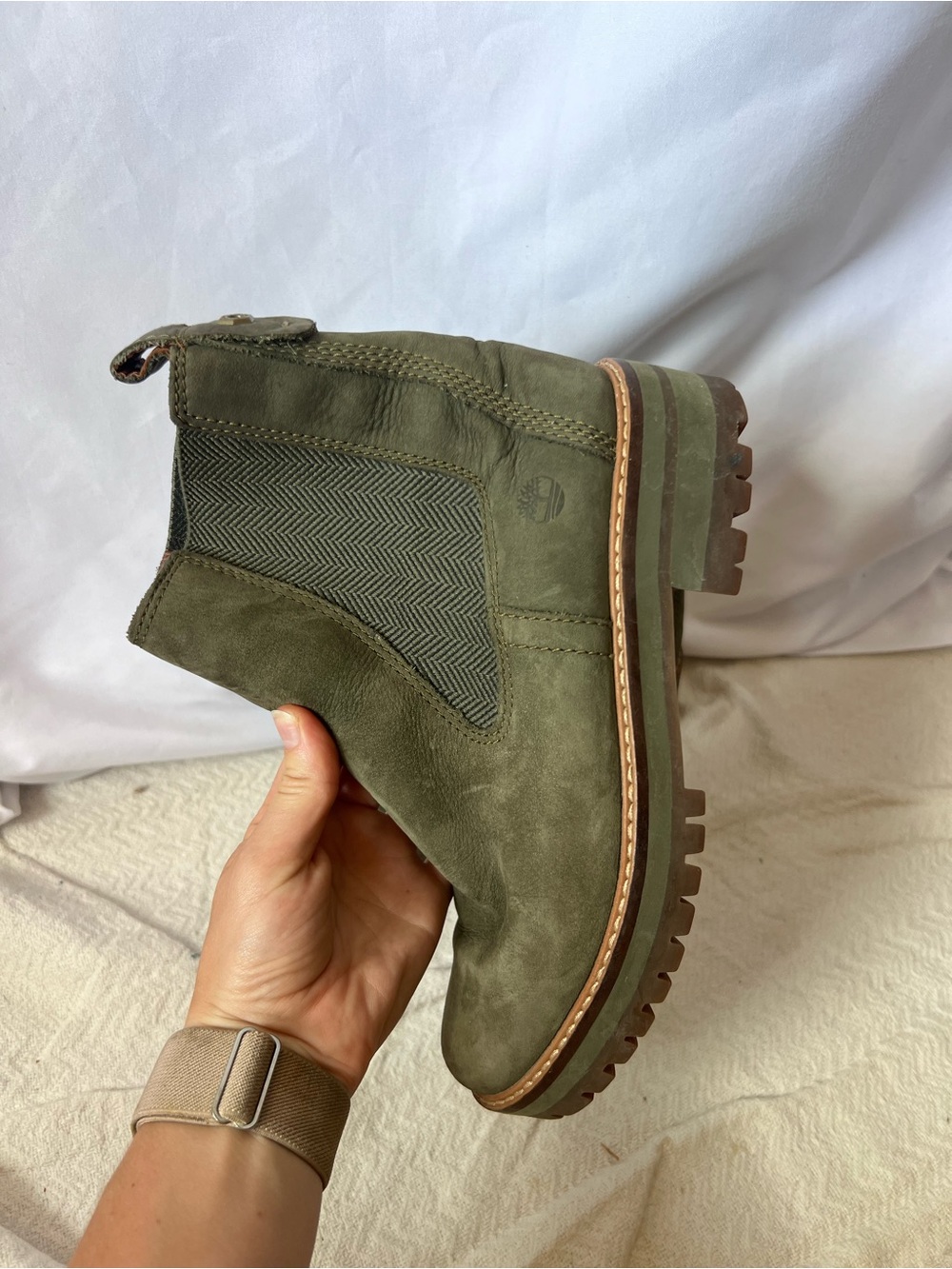 Women’s TIMBERLAND Courmayeur Valley Green* Chelsea Boots - Picture 2 of 7